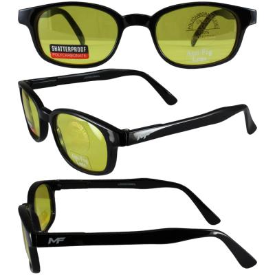 Lockdown Black Frame Yellow Lenses