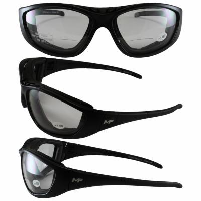 Patriot Black Frame Clear 1.0x Lenses Glasses/Goggles