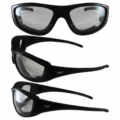 Patriot Black Frame Clear Lenses 1.5x Glasses/Goggles
