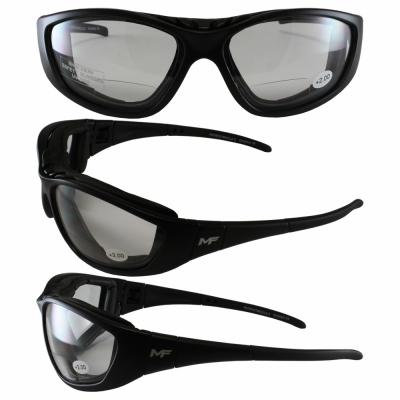 Patriot Black Frame Clear Lenses 2.0x Glasses/Goggles