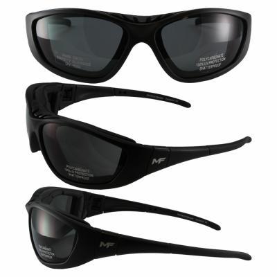 Patriot Black Frame Smoke Lenses Glasses/Goggles