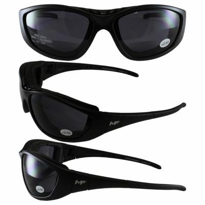 Patriot Black Frame Smoke 2.5x Lenses Glasses/Goggles