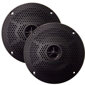 SeaWorthy 6.5' Round 2-Way Speakers - 100W - Black