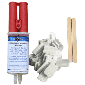 Weld Mount Retail Wire Tie Kit w/AT-8040 Adhesive