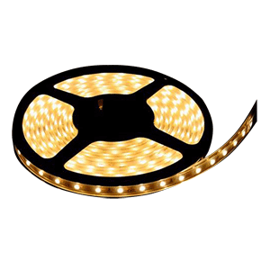 CLOSEOUT - Lunasea Waterproof IP68 LED Strip Lights - Warm White - 5M