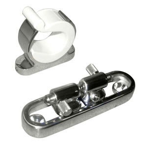 TACO  Stainless Steel Adjustable Reel Hanger Kit w/Rod Tip Holder - Adjusts from 1.875' - 3.875'