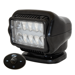 Golight LED Stryker Searchlight w/Wired Dash Remote - Permanent Mount - Black