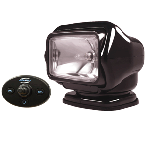 Golight Stryker Searchlight 12V w/Wired Dash Control & 20 Wire Harness - Black