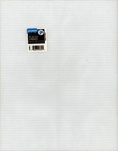 Darice Plastic Canvas 7 Count 10.5'X13.5'-Clear - Case Pack of 12