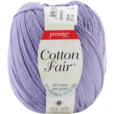 Premier Yarns Cotton Fair Solid Yarn-Lavender