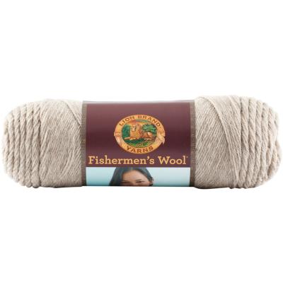 Lion Brand Fishermens Wool Yarn      -Oatmeal