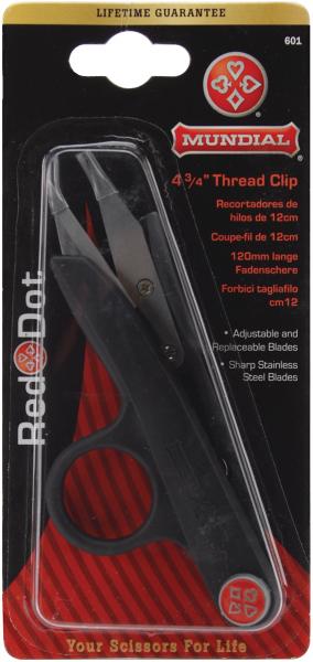 Mundial Red Dot Thread Clips 4.75'-
