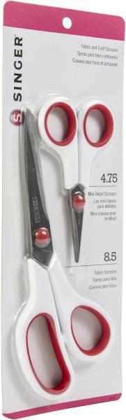 Singer Fabric & Craft Scissor Combo Set-8.5' & 4.75'