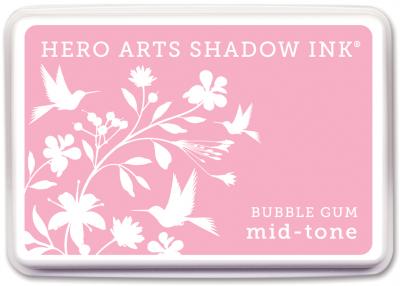 Hero Arts Midtone Shadow Ink Pad-Bubble Gum