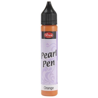 Viva Decor Pearl Pen 25ml-Orange
