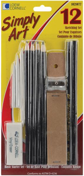 Simply Art Sketching Set 12pcs-