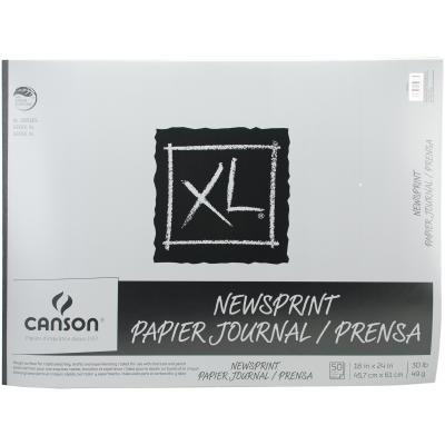 Canson XL Newsprint Paper Pad 18'X24'-50 Sheets