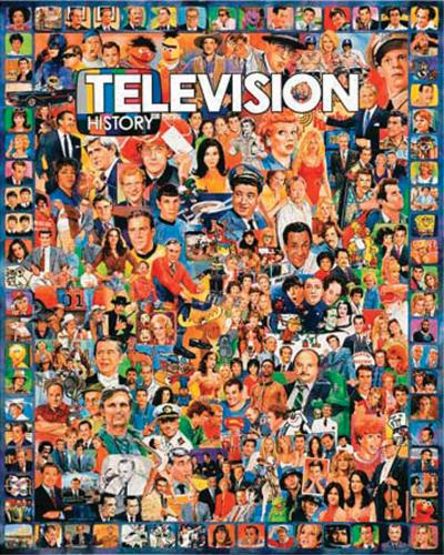 Jigsaw Puzzle Ultimate Trivia 1000 Pieces 24''X30''-Television History