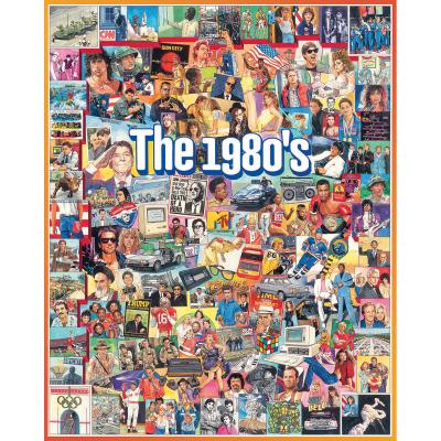 Jigsaw Puzzle Ultimate Trivia 1000 Pieces 24''X30''-The Eighties