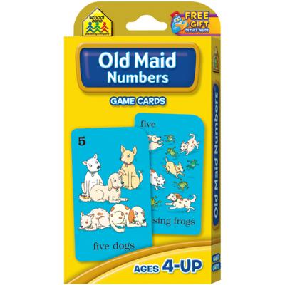 Game Cards-Old Maid Numbers - Ages 4+