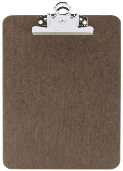 Masonite Clipboard Letter 9''X12.5''-Kraft
