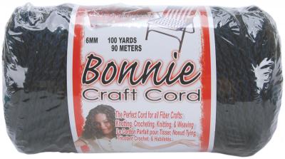 Bonnie Macrame Craft Cord 6mmX100yd-Navy