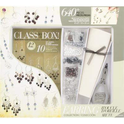 Jewelry Basics Class In A Box Kit-Silver Tone Earrings