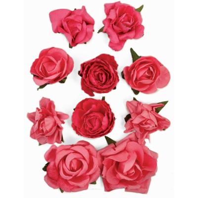 Paper Blooms 1' - 1.5' 10/Pkg-Hot Pink