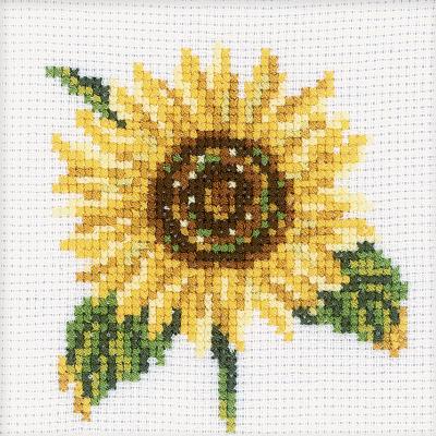 RTO Counted Cross Stitch Kit 4'X4'-Sunflower (14 Count)