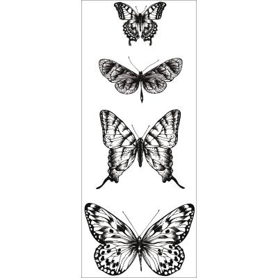 Texture Clear Stamps 2'X5'-Butterflies