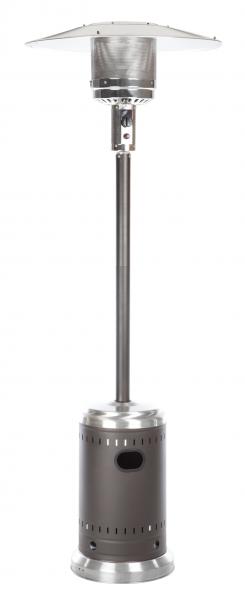 Mocha and Stainless Steel Commercial Patio Heater