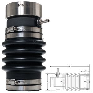 PSS Shaft Seal 1-⅜' Shaft 2-½' Tube