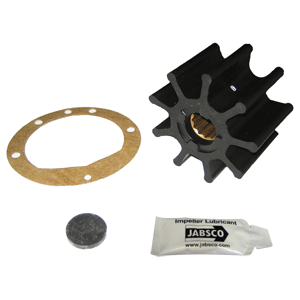 Jabsco Impeller Kit - 9 Blade - Nitrile - 3-3/4' Diameter x 2-1/2' W, 1' Shaft Diameter