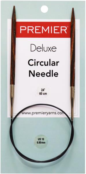 Premier Fixed Circular Knitting Needles 24'-Size 10/6mm