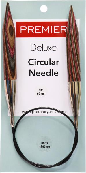 Premier Fixed Circular Knitting Needles 24'-Size 19/15mm