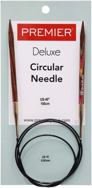 Premier Fixed Circular Knitting Needles 40'-Size 10/6mm