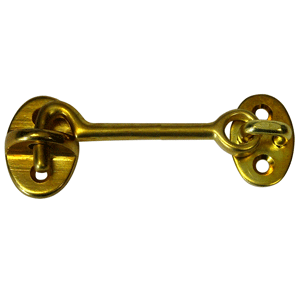 Whitecap Cabin Door Hook - Polished Brass - 3'