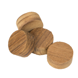 Whitecap Teak Plug - 1' - 20 Pack