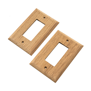 Whitecap Teak Ground Fault Outlet Cover/Receptacle Plate