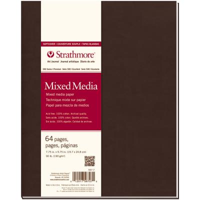 Strathmore Mixed Media Softcover Journal 7.75''X9.75''-32 Sheets