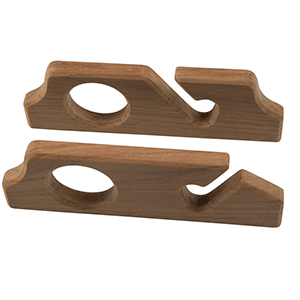 Whitecap Teak Two-Rod Storage Rack - Pair