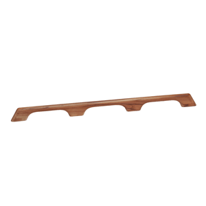 Whitecap Teak Handrail - 3 Loops - 33'L