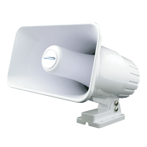 Speco 4' x 6' Weatherproof PA Speaker Horn - White