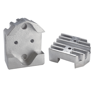 CLOSEOUT - Tecnoseal Gimbal Block Anode - Zinc Finned