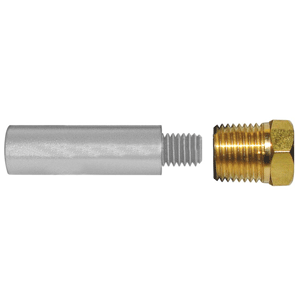 CLOSEOUT - Tecnoseal E4 Pencil Zinc w/Brass Cap
