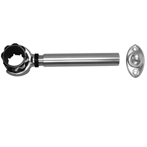 Rupp Threaded Antenna Support w/6' Flat Mount & 1.5' Collar