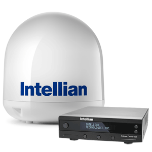 Intellian i4P Linear System w/17.7' Reflector & Universal Quad LNB