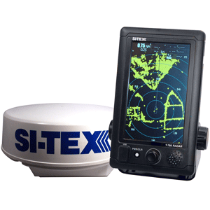 SI-TEX T-760 Compact Color Radar w/4kW 18' Dome - 7' Touchscreen