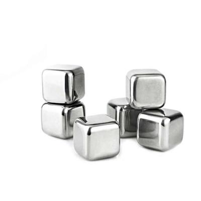 Visol Arctic 6 pc Stainless Steel Ice Cube Set