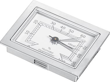 Visol Analog Cigar Humidor Hygrometer